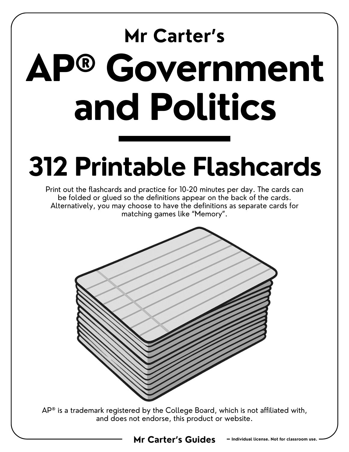 Bonus Flashcards